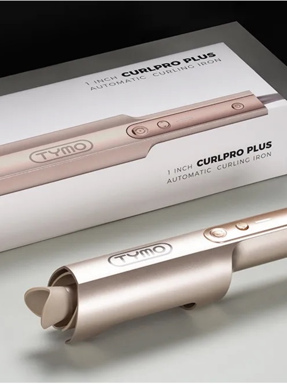 TYMO CurlPro Plus 1-Inch Automatic Curling Iron - Rose Gold